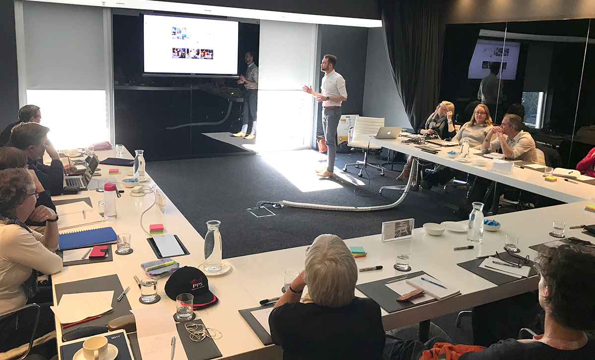 Murray Mitchell presenting